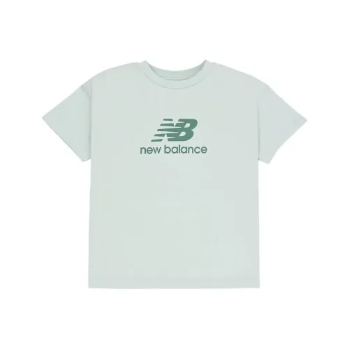 New Balance Зеленые Детские Футболки