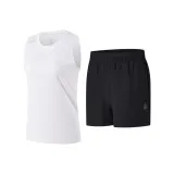 Комплект (Большая белая майка + черные шорты)