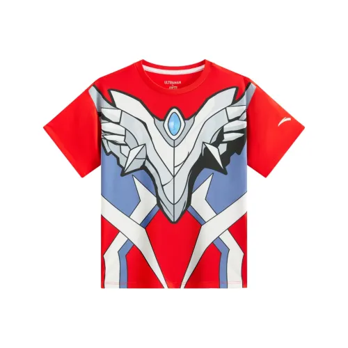 Antakids x AOTEMAN LIANMINGKUAN Т-рубашка Термическая Красная Дети Возраст 3-7 лет