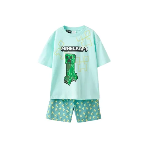 ZARA Комплект домашней одежды Синий Зеленый Детский