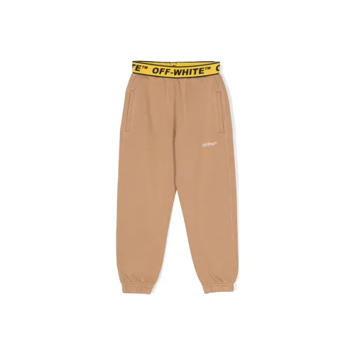 Off Белый Тренировочные штаны Детский Бежевый