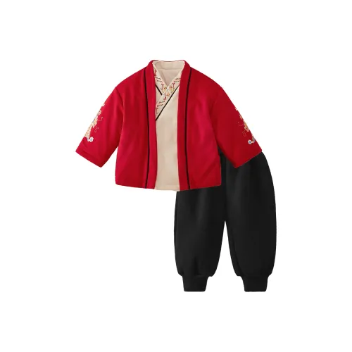 JELLYBABY Ханьфу Красный для детей в возрасте 3-7 лет