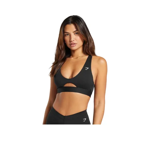 GYMSHARK Peek A Boo Спортивное белье Женское Черное