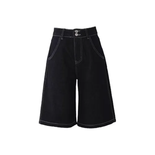 ZXZA Джинсовые шорты Женские Черные