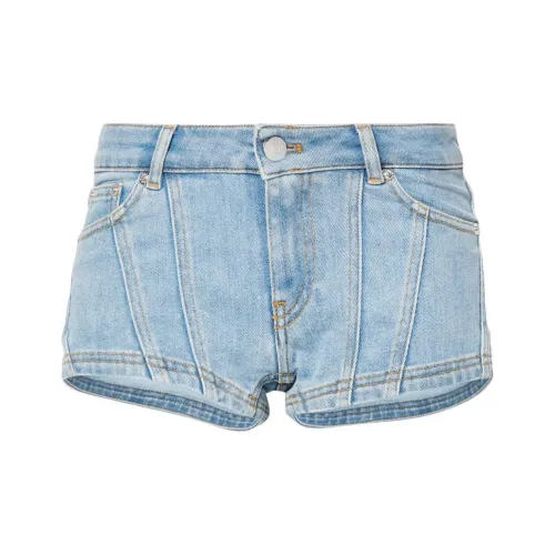 Mugler Джинсовые шорты Женские Blue