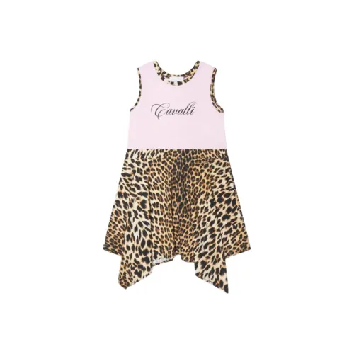 Roberto Cavalli Детское платье разноцветное для детей