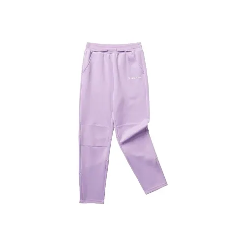 Skechers Classic Casual Series Вязаные спортивные брюки для детей цвет лаванда