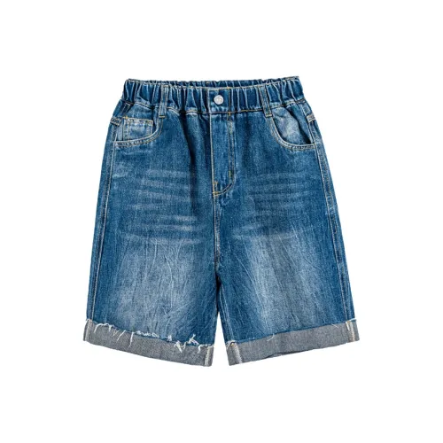 FIRS Kids Мальчики Градиентный Craft Loose Fit Versatile Comfortable Soft Teenagers Blue