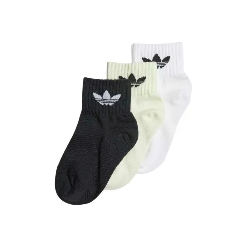 Adidas Originals Носки 3 пачки Белый+Черный+Желтый Детские