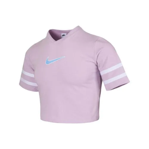 NIKE Розовая школьная футболка с коротким рукавом