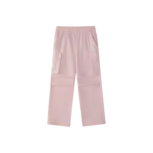 FILA KIDS Вязаные тренировочные штаны SS25 дымчато-розовые
