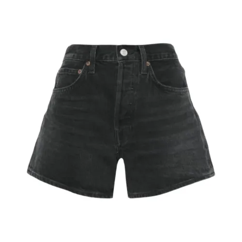 AGOLDE Джинсовые шорты Женские Черные