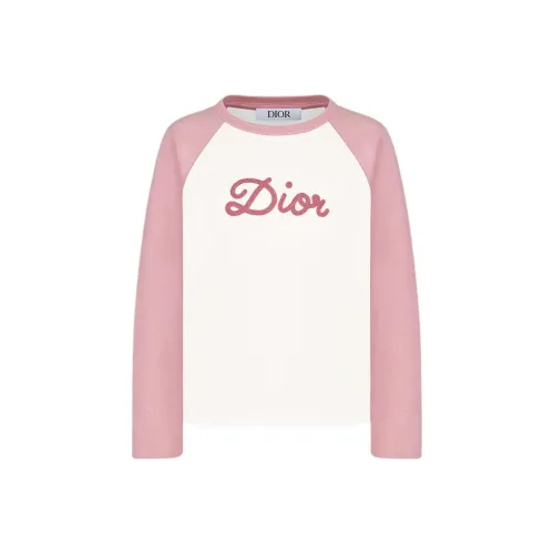 DIOR T-рубашка FW24 Винтаж Розовый Детский