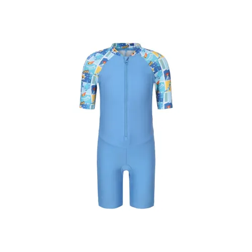 DECATHLON 100 Series Детский купальник Forget ME not Grass Синий Белый Подростки