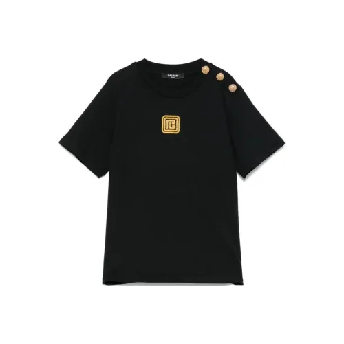 BALMAIN T-рубашка SS25 черная детская