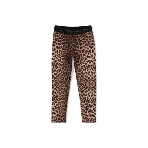 PHILIPP PLEIN Брюки Детская одежда Леггинсы Коричневый Детский