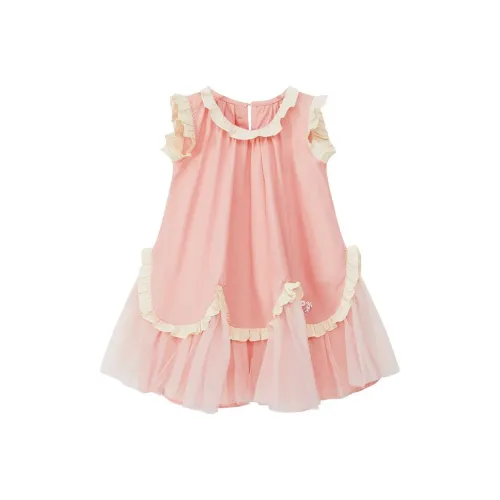 SNOOPY Платье Розовое для детей 3-7 лет