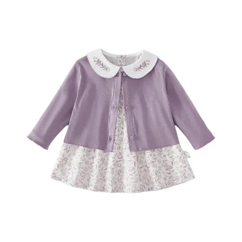 Детский комплект JELLYBABY для детей 3-7 лет юбка фиолетового цвета