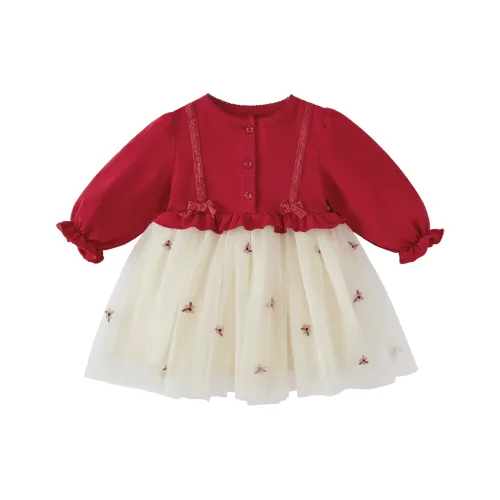 JELLYBABY Платье Красное для детей 3-7 лет