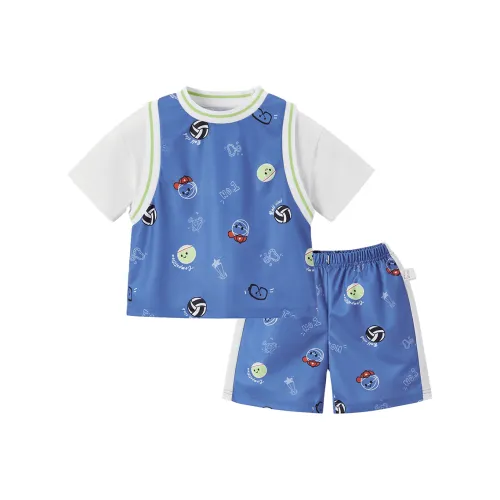 JELLYBABY Повседневная спортивная одежда 2 предмета комплект синий для детей 3-7 лет