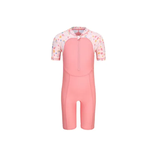 DECATHLON Личе Розовый/Светло-абрикосовый Апельсин Kids Купальники