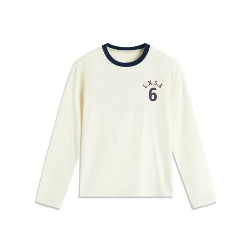 LINING YOUNG Sports Life Collection Рубашка Экрю Подростки