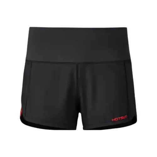 HOTSUIT Спортивные шорты Женские Минерал Черный Пламя Красный