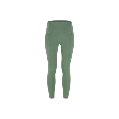 Fjallraven Зеленые Женские Спортивные Брюки