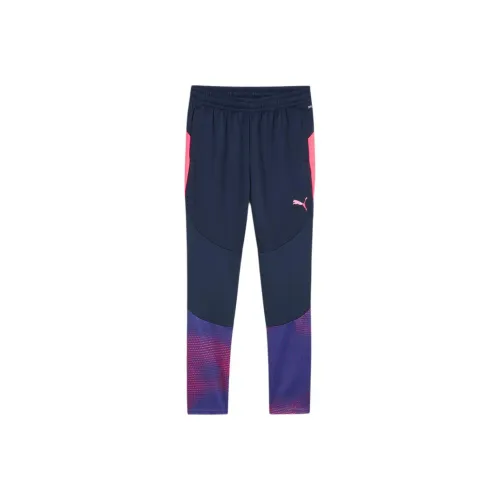 PUMA IndividualFINAL Series Вязаные тренировочные брюки Marine темно-фиолетовые для подростков