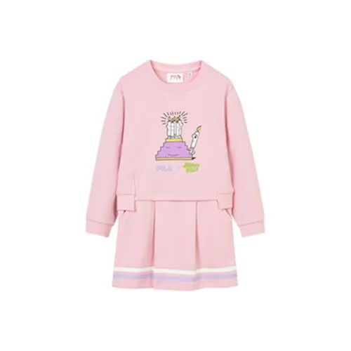 FILA KIDS Платье Baskin Robbins Розовый для детей 3-7 лет