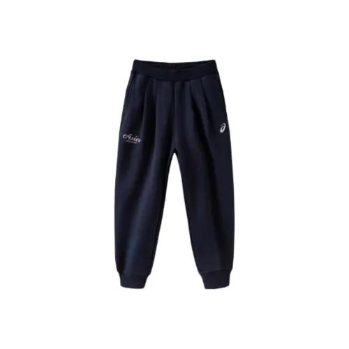 Asics Sports Performance Вязаные тренировочные брюки темно-синие для подростков