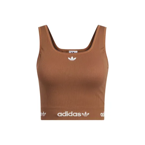 adidas originals Top soft Коричневый Женские Спортивные майки без рукавов