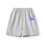 Сердце / Светло-серый [100% хлопок, тонкий, дышащий]