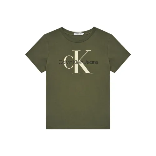 Calvin Klein Оливковые Детские Т-рубашки