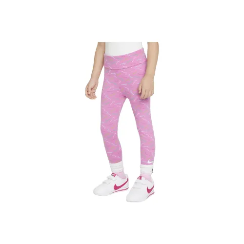 Nike Детская одежда Swoosh Toddler Leggings Baby Pink