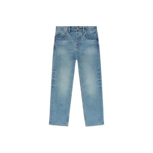 Fear of God ESSENTIALS Джинсы FW24 KIDS Denim 5 Pocket Jean Washed Vintage Blue Kids