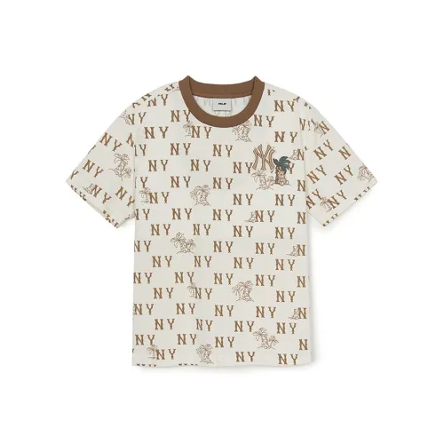 MLB KIDS T-рубашка New York Yankees SS25 Айвори для детей 3-7 лет