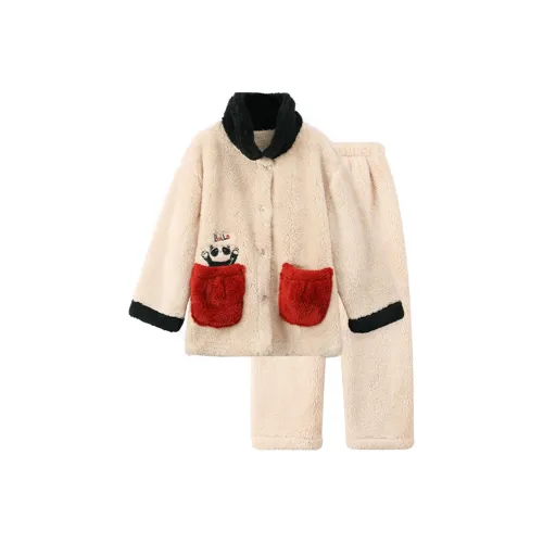 Red Bean Домашняя одежда Белый абрикос Подростки