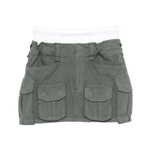 Alexander Wang Карго Короткие Юбки Женские Fatty Зеленый