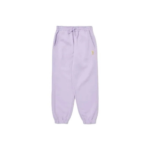 Детские MLB KIDS Вязаные Тренировочные Штаны Розовые