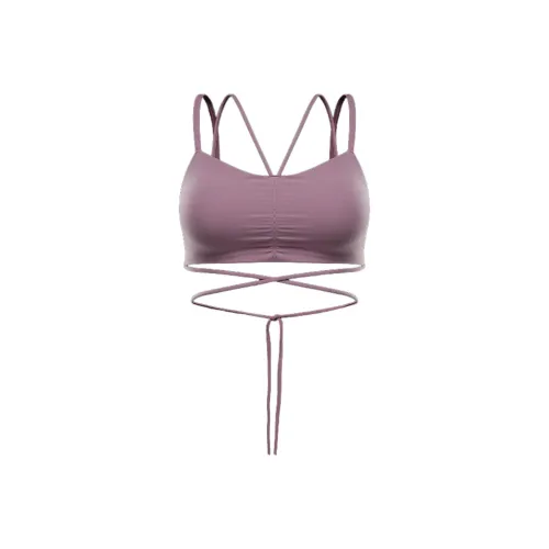 nike Dri FitZenvy Strappy Wrap Спортивное белье Женское Сливовый Красный