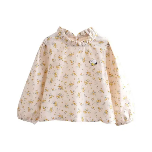 SNOOPY Рубашка Цветочный Children Возраст 3-7 лет