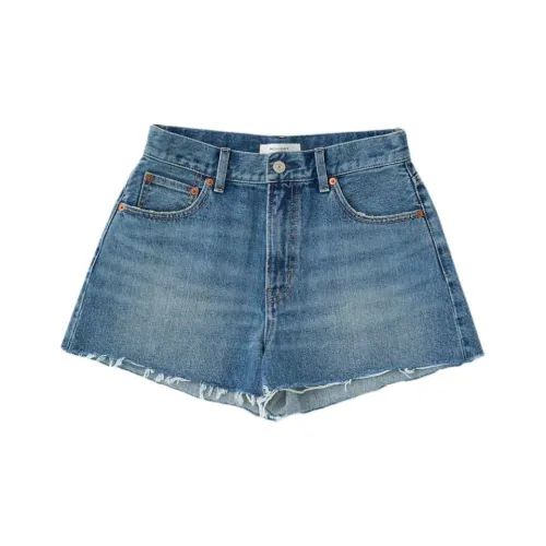 MOUSSY Джинсовые шорты Женские Blue