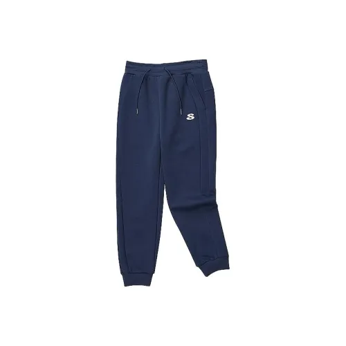 Skechers Темно-королевский синий/0012 Kids Вязаные тренировочные брюки