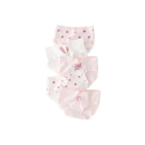 OVE Нижнее белье 5 пар Розовый Кошачья лапа Детский