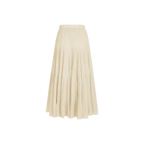 ZSFA Повседневный Длинный Юбка Женские Хаки