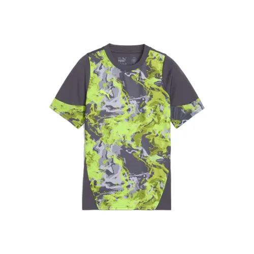 PUMA IndividualCUPFootball T-рубашка Галактический серый для детей от 3 до 7 лет