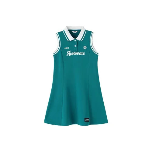 Annil Платье Ледяной Сосновый зеленый Подростки