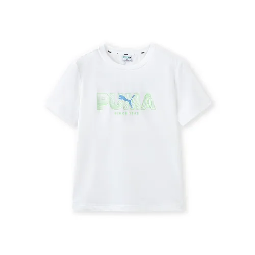 PUMA Выступление Белый Kids T Рубашки