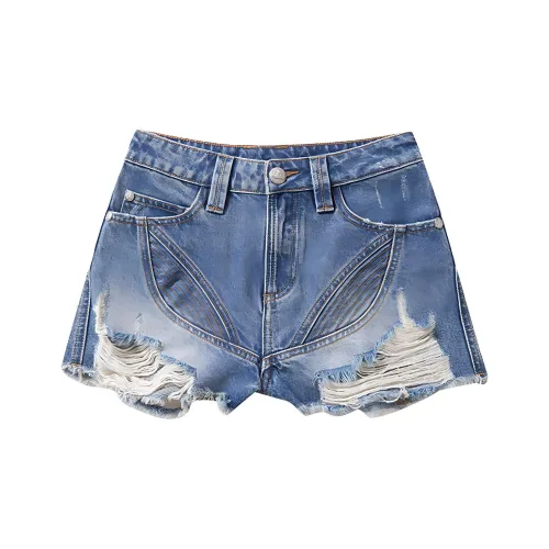 FACEON LAB Джинсовые шорты Женские Blue